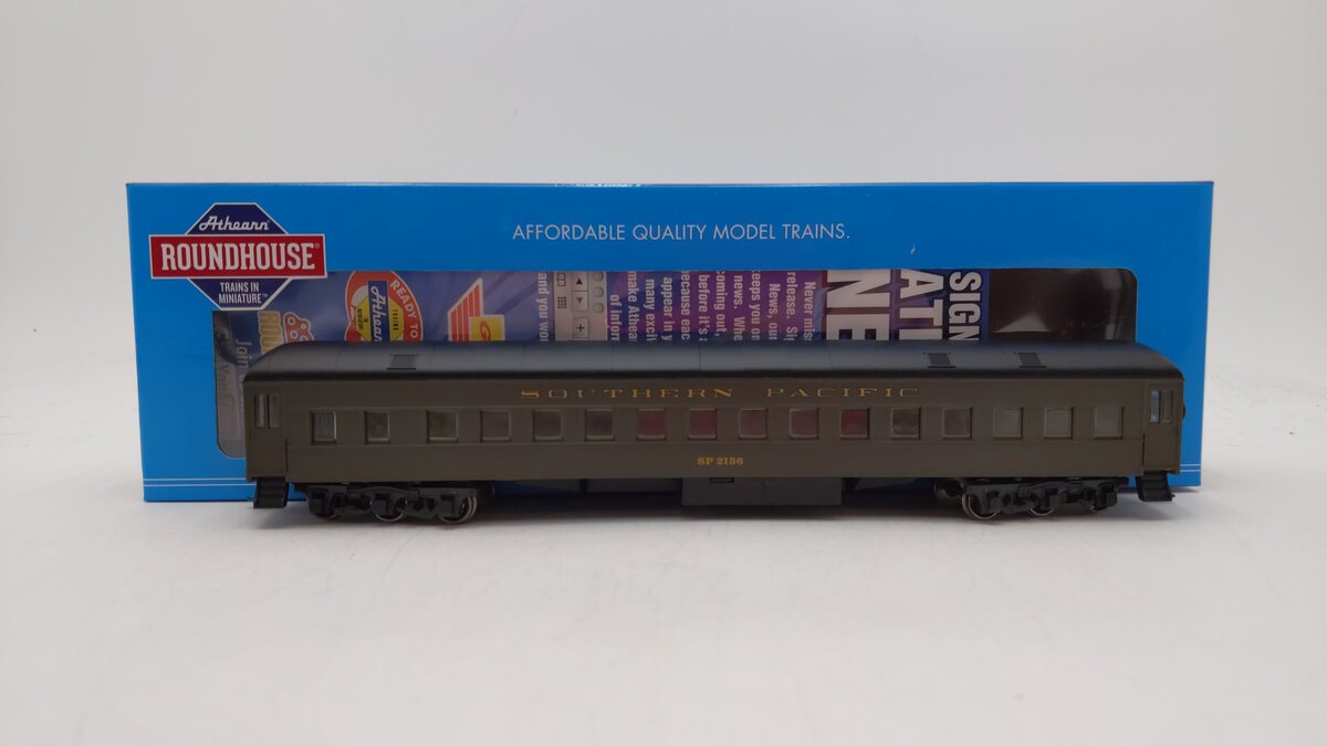 Roundhouse 86493 HO Southern Pacific Heavyweight Round Roof Coach #2156