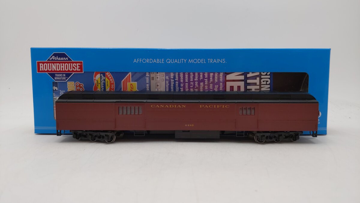 Roundhouse 86464 HO Canadian Pacific Heavyweight Baggage #4480