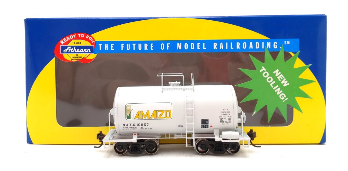 Athearn 89108 HO Scale NATX-Amaizo NACC 8k "Beer Can" Tank Car #10857