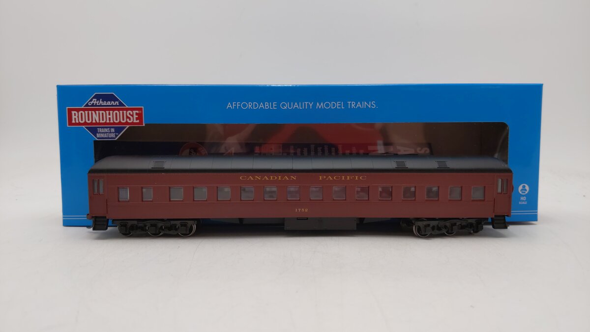 Roundhouse 86465 HO Canadian Pacific Heavyweight Round Roof Coach #1752