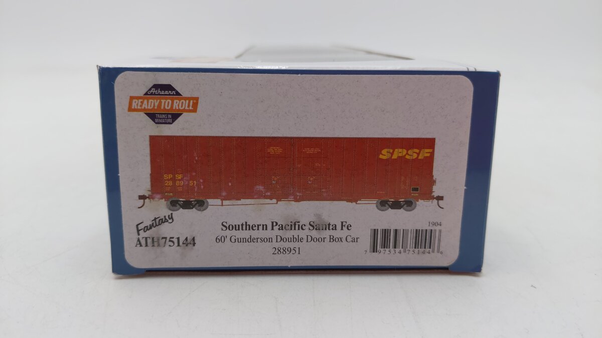 Athearn 75144 HO Santa Fe  RTR 60' Gunderson Hi-Cube Boxcar #288951
