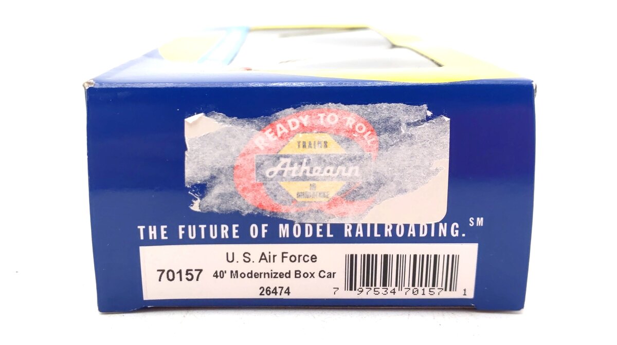 Athearn 70157 HO Scale U.S. Air Force 40' Modernized Box Car #26474 LN/Box