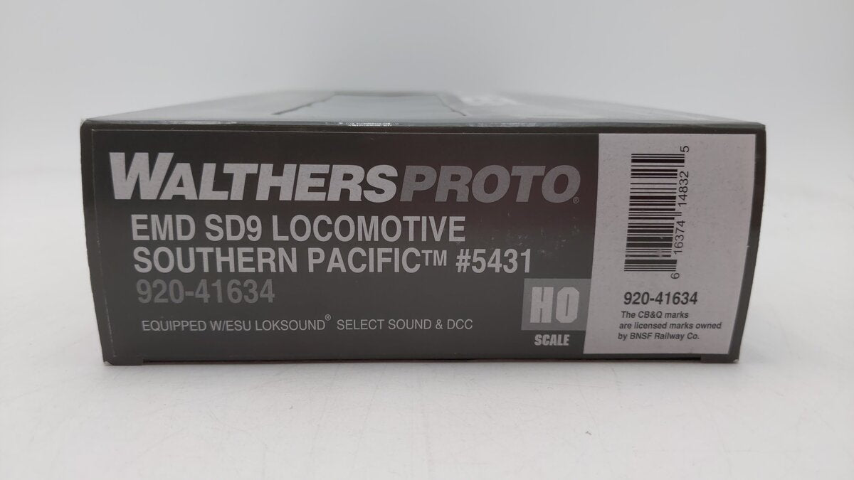 Walthers 920-41634 HO Southern Pacific EMD SD9 Diesel Engine #5431 w/ DCC & Snd
