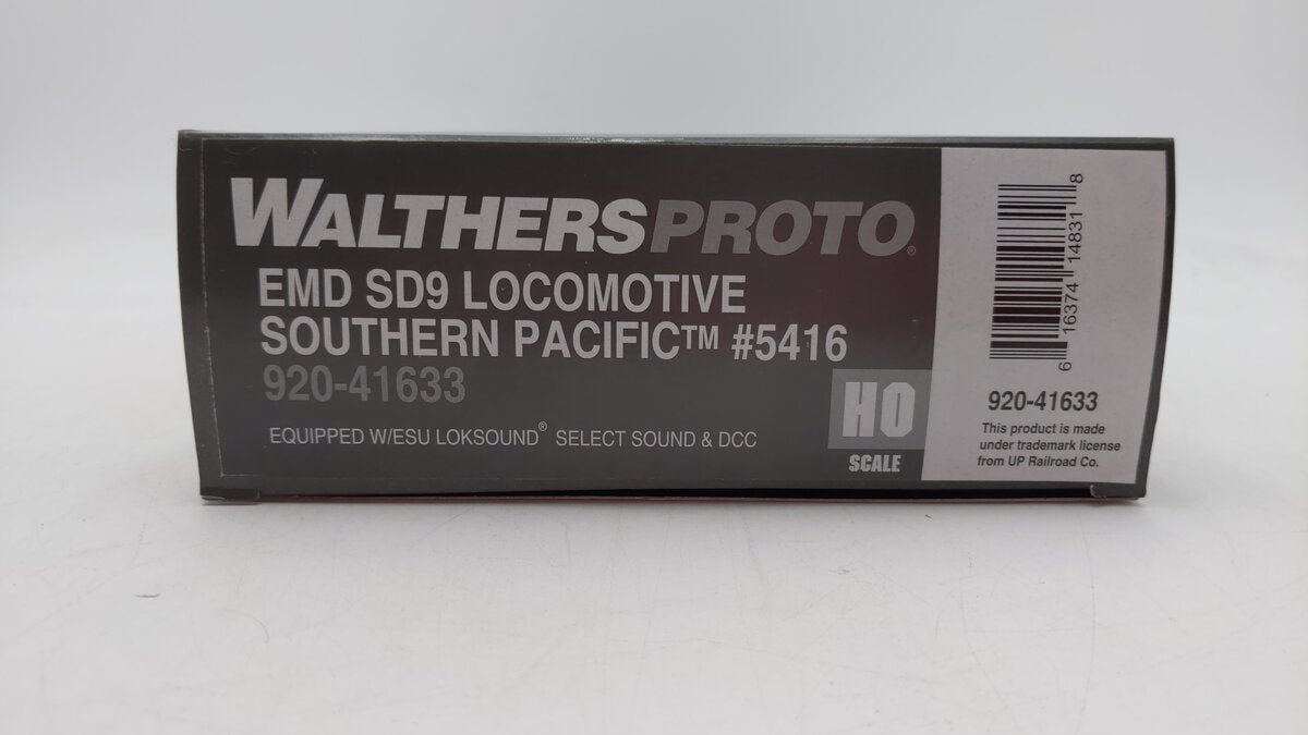 Walthers 920-41633 HO Southern Pacific EMD SD9 Diesel Engine #5416 w/ DCC & Snd
