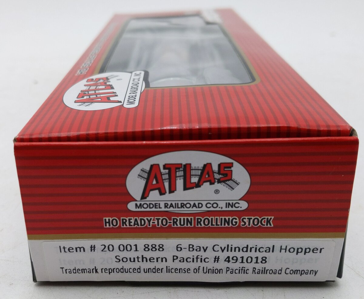 Atlas 20001888 HO 6-Bay Cylindrical Hopper Southern Pacific #491018