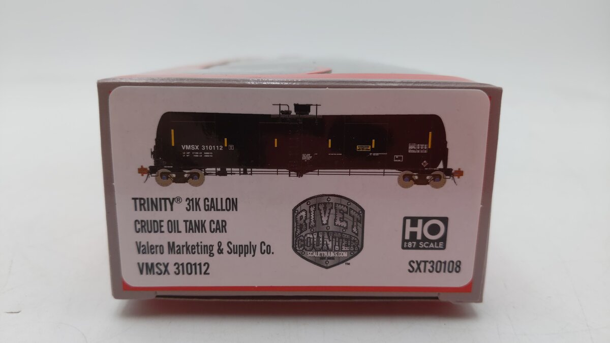 Scale Trains SXT30108 HO VMSX Trinity Rail 31,000 Crude Oil Tank Car #310112