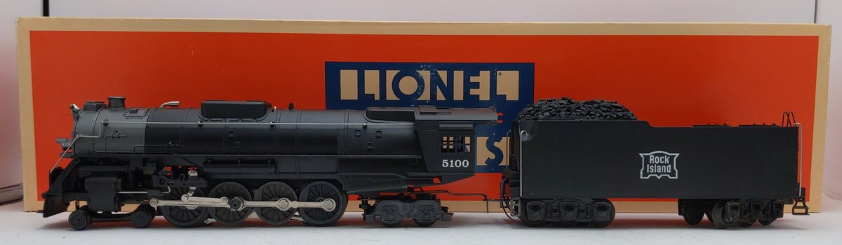 Lionel 6-18001 O Gauge Rock Island 4-8-4 Steam Locomotive & Tender #5100 EX/Box