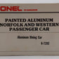 Lionel 6-7203 O Gauge Norfolk & Western Powhatan Arrow Aluminum Dining Car #491 EX/Box