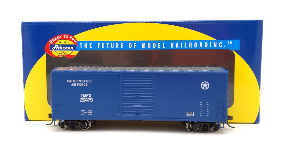 Athearn 70158 HO Scale U.S. Air Force 40' Modernized Box Car #26479 LN/Box