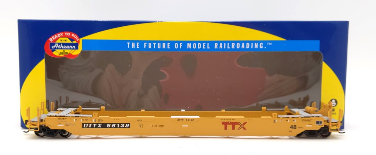 Athearn 29062 HO TTX RTR Husky Stack Car #56139 LN/Box