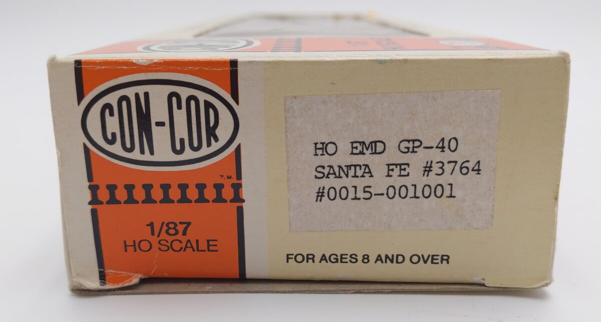 Con-Cor 0015-001001 HO Santa Fe EMD GP-40 Diesel Locomotive #3764
