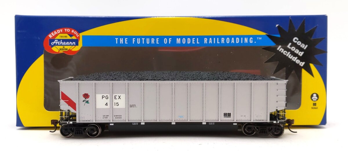 Athearn 97871 HO PGEX Bethgon Coalporter with Load #415