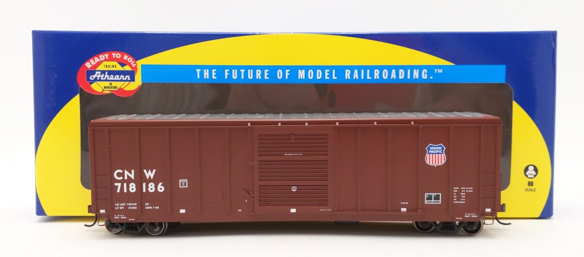 Athearn 71980 HO Union Pacific (Ex CNW) RTR PS 5344 Boxcar #718186