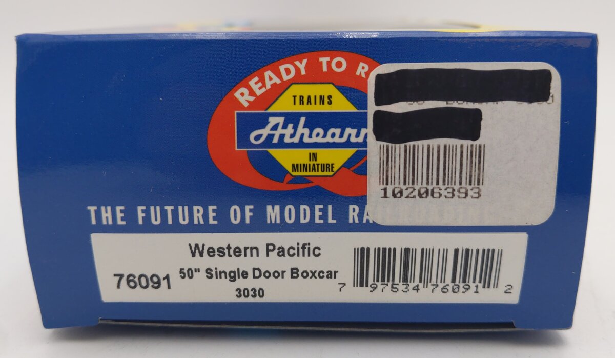 Athearn 76091 Western Pacific 50' Single Door Boxcar #3030