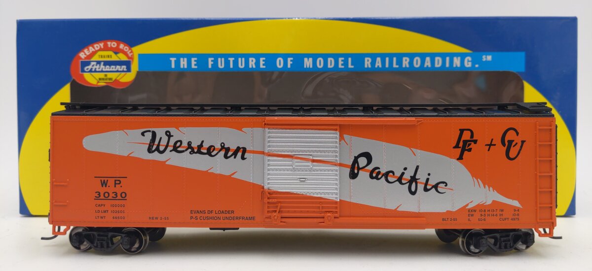 Athearn 76091 Western Pacific 50' Single Door Boxcar #3030