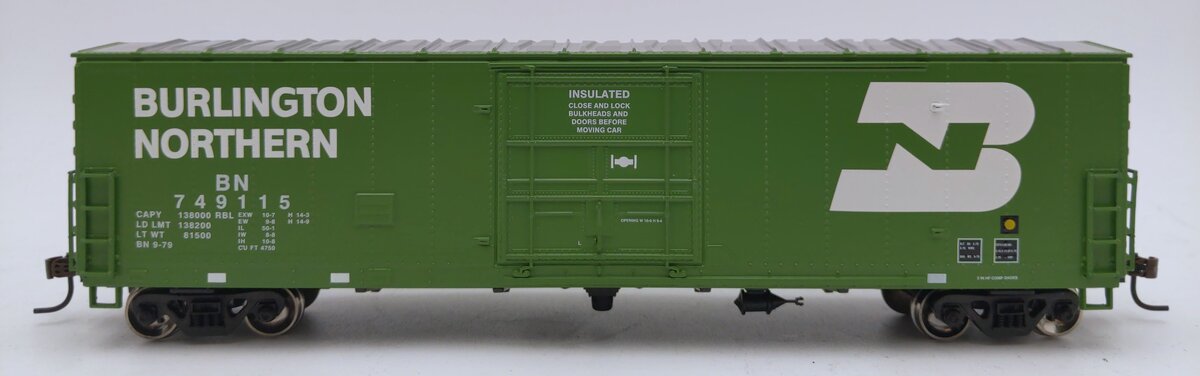 Athearn 91240 HO Burlington Northern RTR 50' Superior Door Box Car #749115