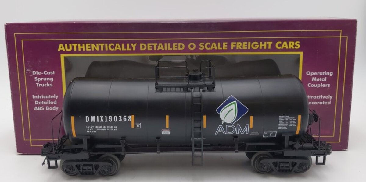 MTH 20-96267 O ADM Funnel Flow Tank Car #190368 LN/Box