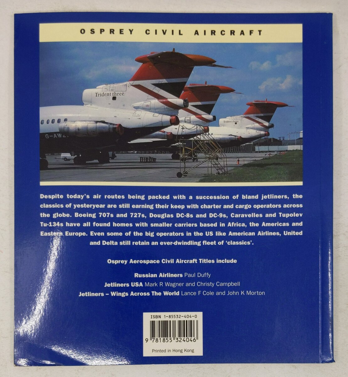 Classic Jetliners Paperback Book By Mark R. Wagner VG