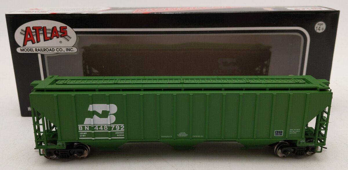 Atlas 20000573 Burlington Northern Thrall 4750 Covered Hopper #448792