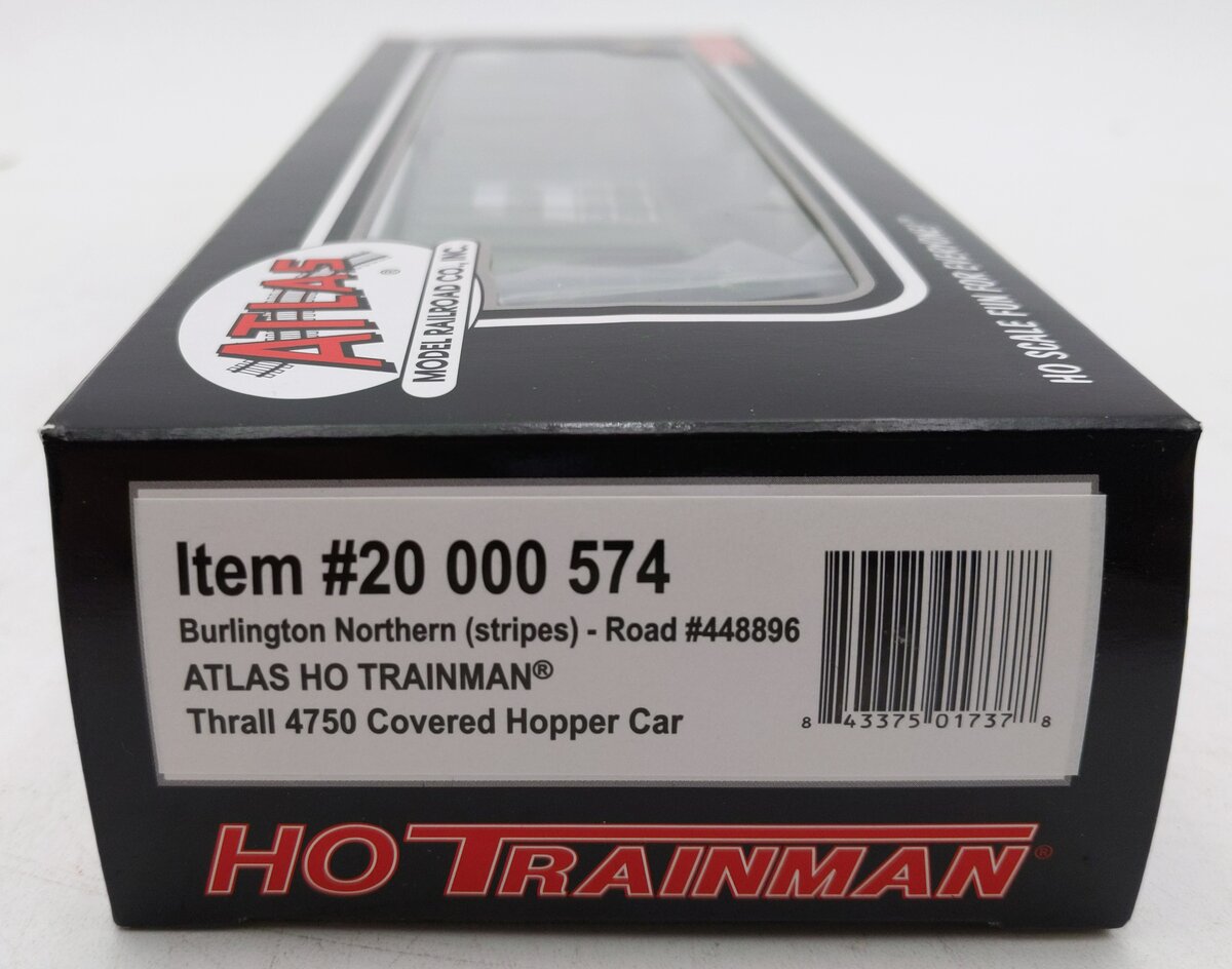 Atlas 20000574 Burlington Northern Thrall 4750 Covered Hopper #448896