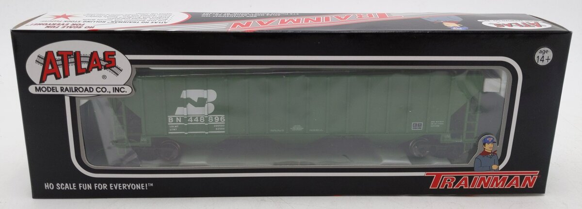 Atlas 20000574 Burlington Northern Thrall 4750 Covered Hopper #448896