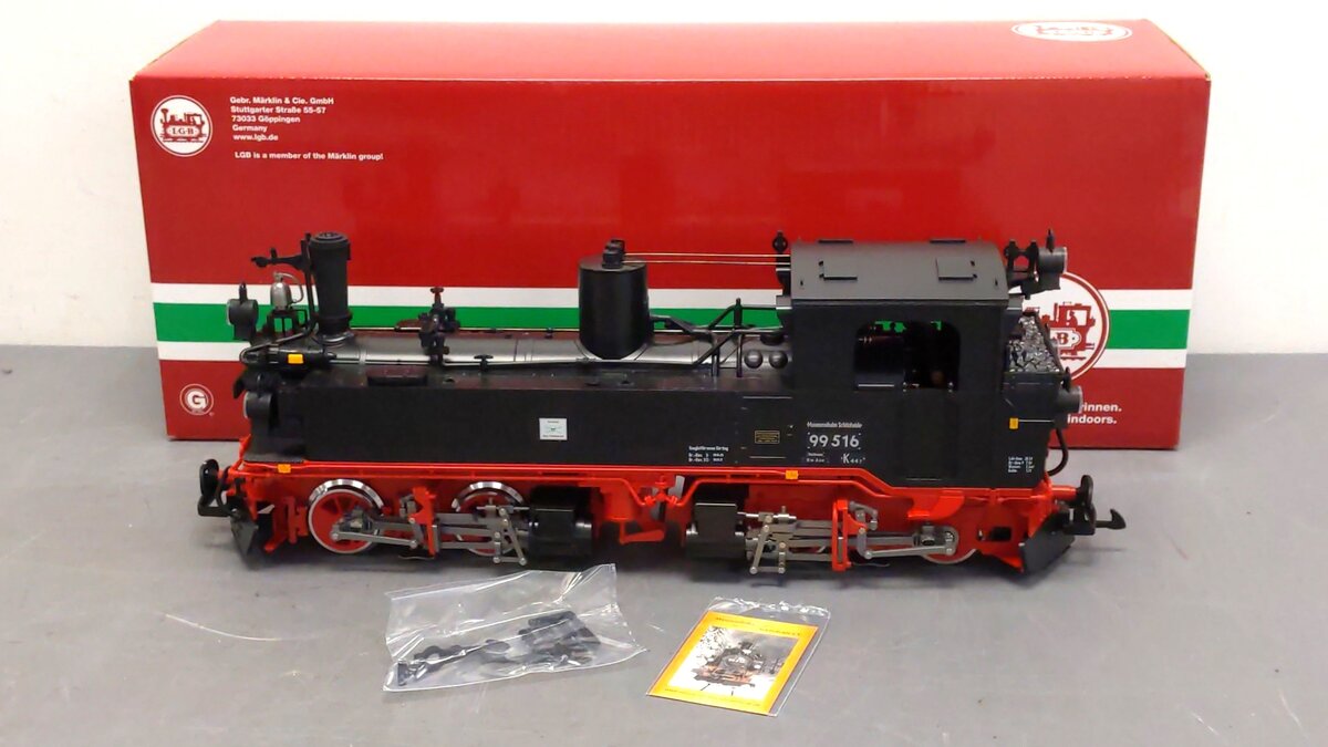 LGB 26841 G Scale MB-SH Class 99.51 Steam Locomotive #99 516 EX/Box
