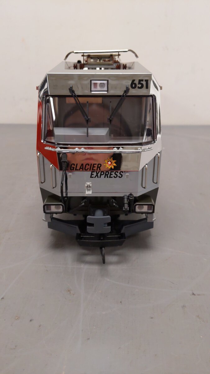 LGB 21428 RhB Class Ge 4/4 III "Glacier on Tour" Electric Locomotive