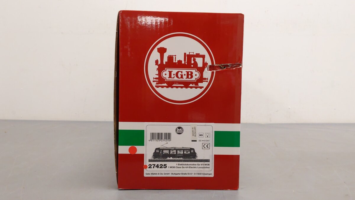 LGB 27425 G MOB Class Ge 4/4 Electric Locomotive
