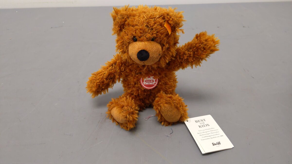 LGB 41229 G LGB Gondola with Steiff Teddy Bear Load (Metal Wheels)