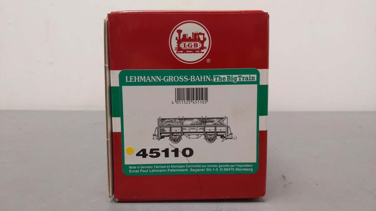 LGB 45110 G Scale Covered Christmas Gondola EX/Box