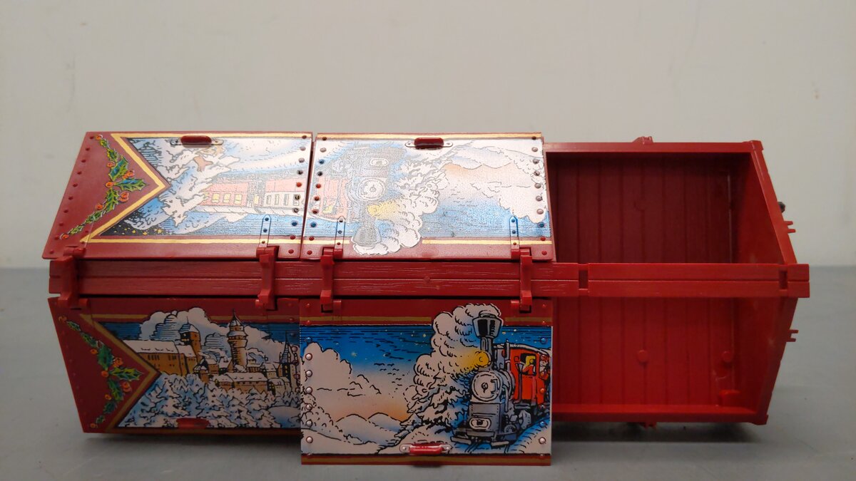 LGB 45110 G Scale Covered Christmas Gondola EX/Box