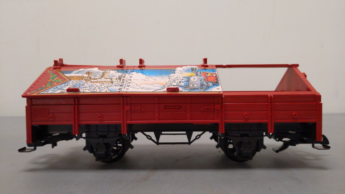 LGB 45110 G Scale Covered Christmas Gondola EX/Box