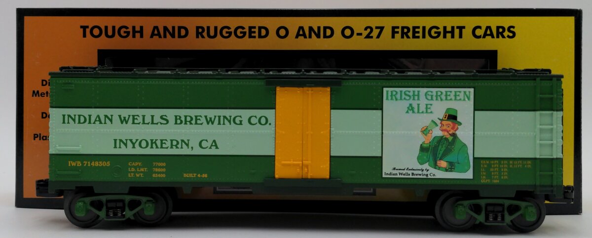 MTH 30-7887 Irish Green Ale Modern Reefer #7148305 EX/Box
