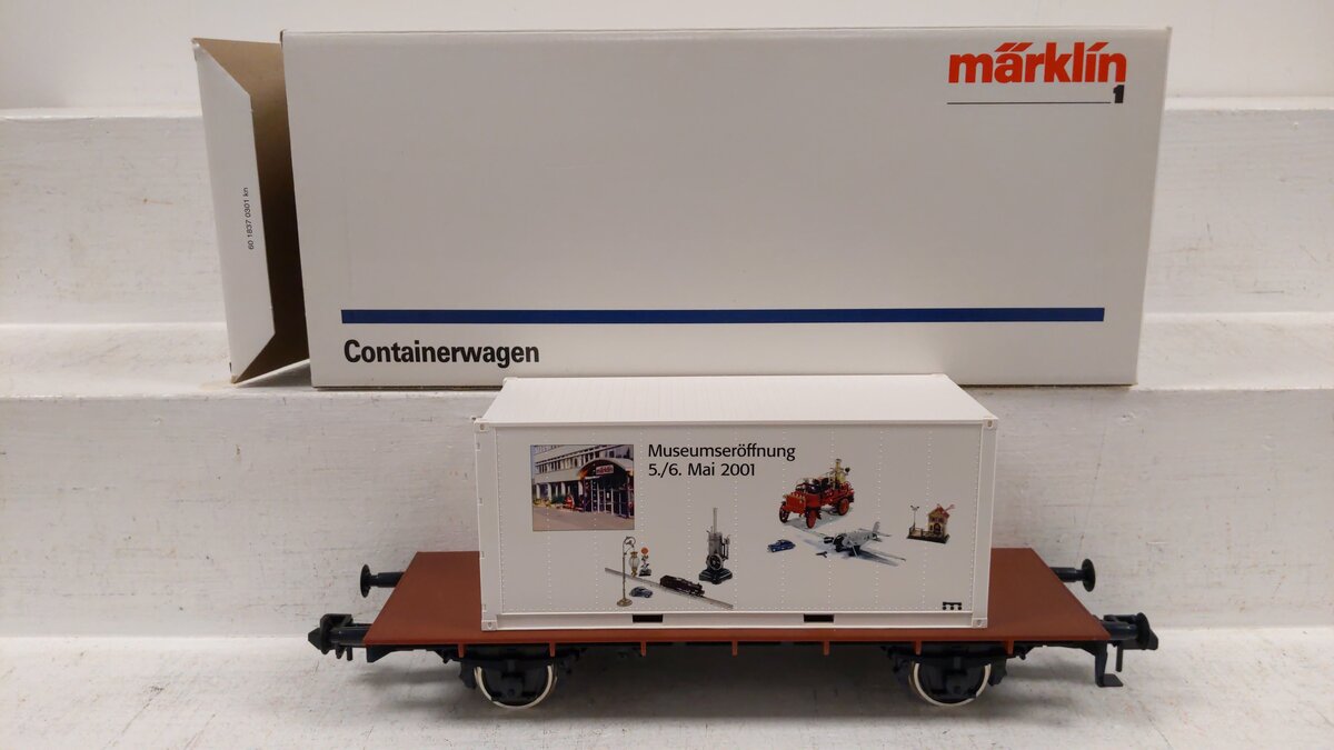 Marklin 95010 1 Scale Flat Car w/ Load EX/Box