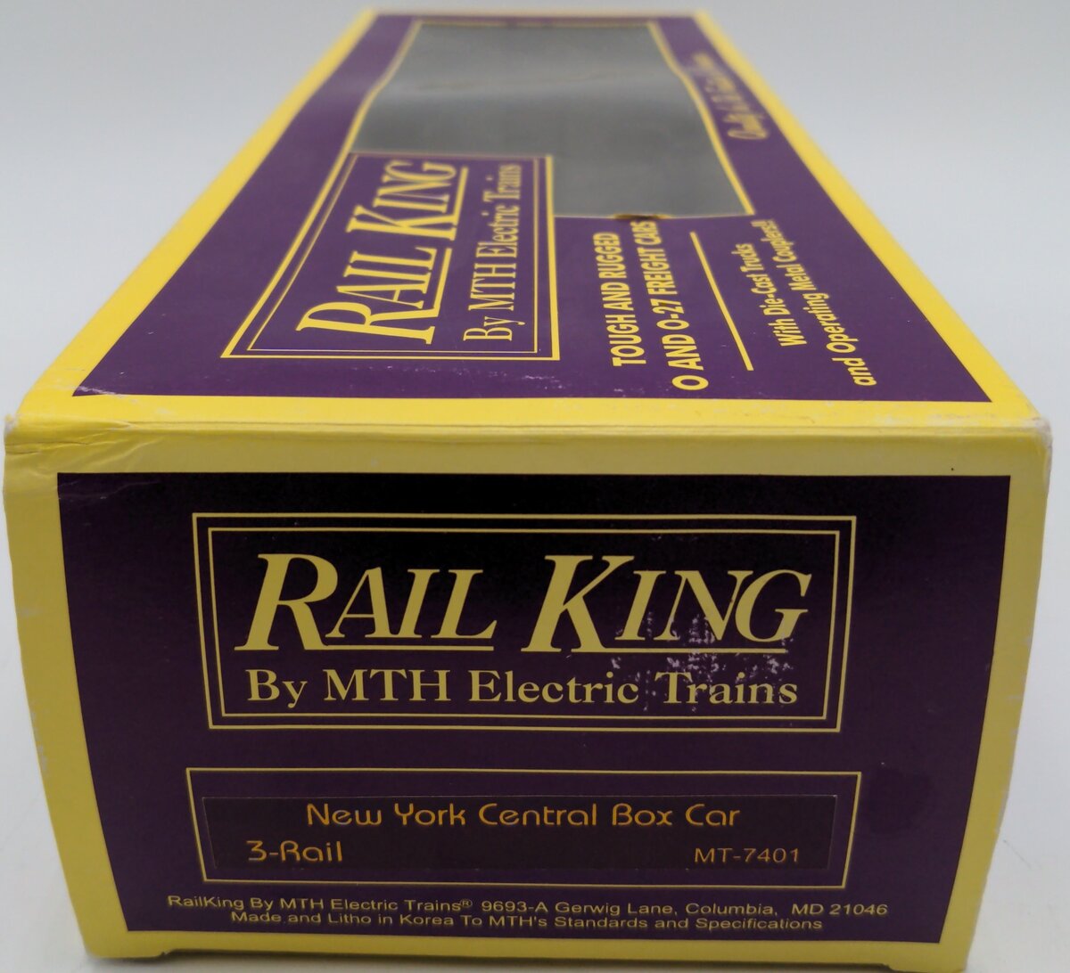 MTH 20-7401 O NYC Boxcar #180190 EX/Box
