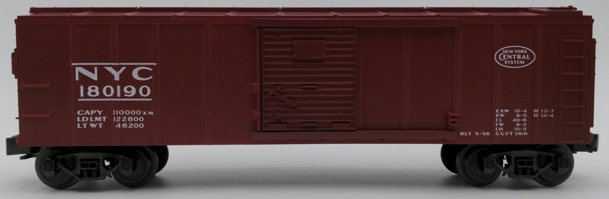 MTH 20-7401 O NYC Boxcar #180190 EX/Box