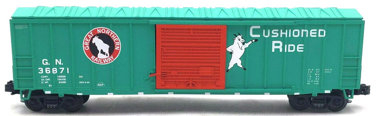 MTH 20-90006E O Gauge Great Northern 50' Single Door Boxcar #36871 LN/Box