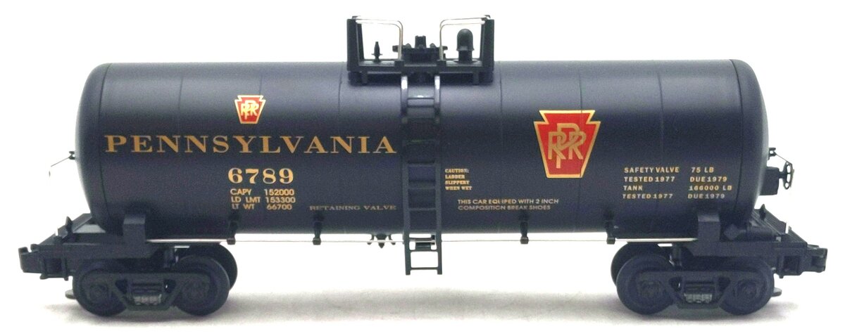 MTH 20-9204 O Pennsylvania Unibody Tank Car #6789 LN/Box