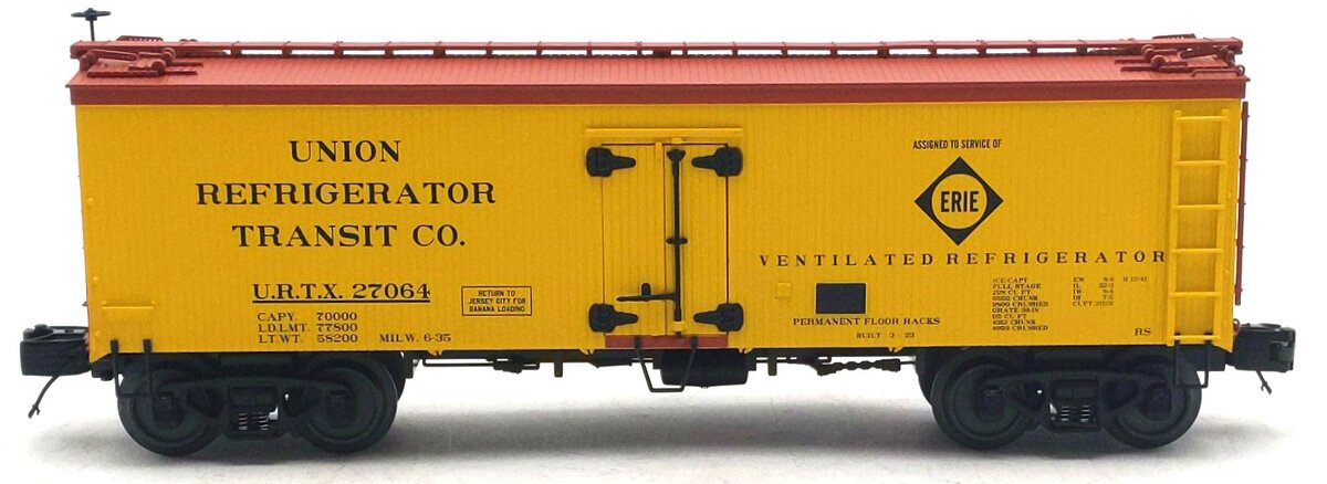 MTH 20-94307 O Gauge Erie 36' Wood Reefer Car #27064 LN/Box