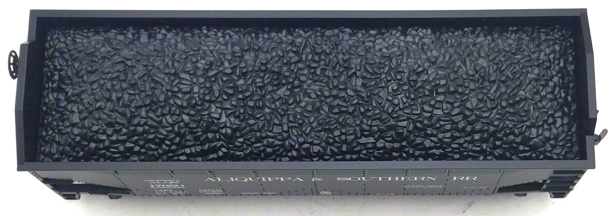 MTH 20-97525 O Gauge ALQS 2-Bay Offset Hoppers w/ Coal Loads #17650 LN/Box
