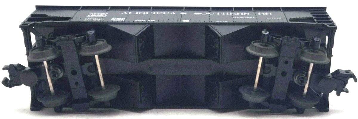 MTH 20-97525 O Gauge ALQS 2-Bay Offset Hoppers w/ Coal Loads #17650 LN/Box