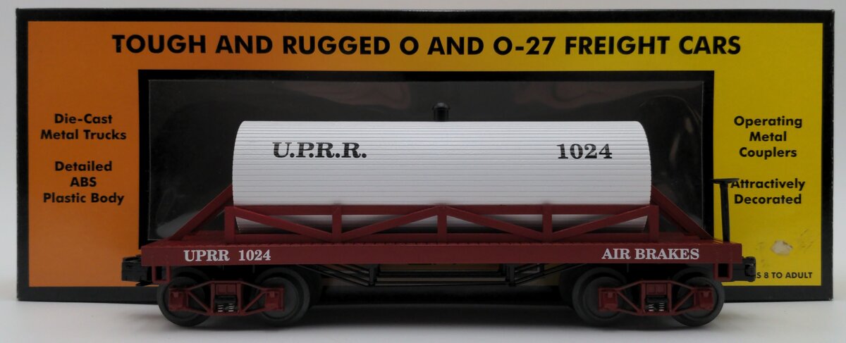MTH 30-7353 O Gauge Union Pacific 19th Century Wooden Tank Car #1024 LN/Box
