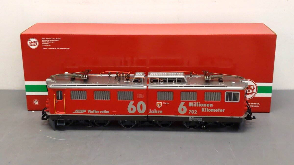 LGB 22061 G Rhaetian Railroad Class Ge 6/6 II Era VI Electric Locomotive
