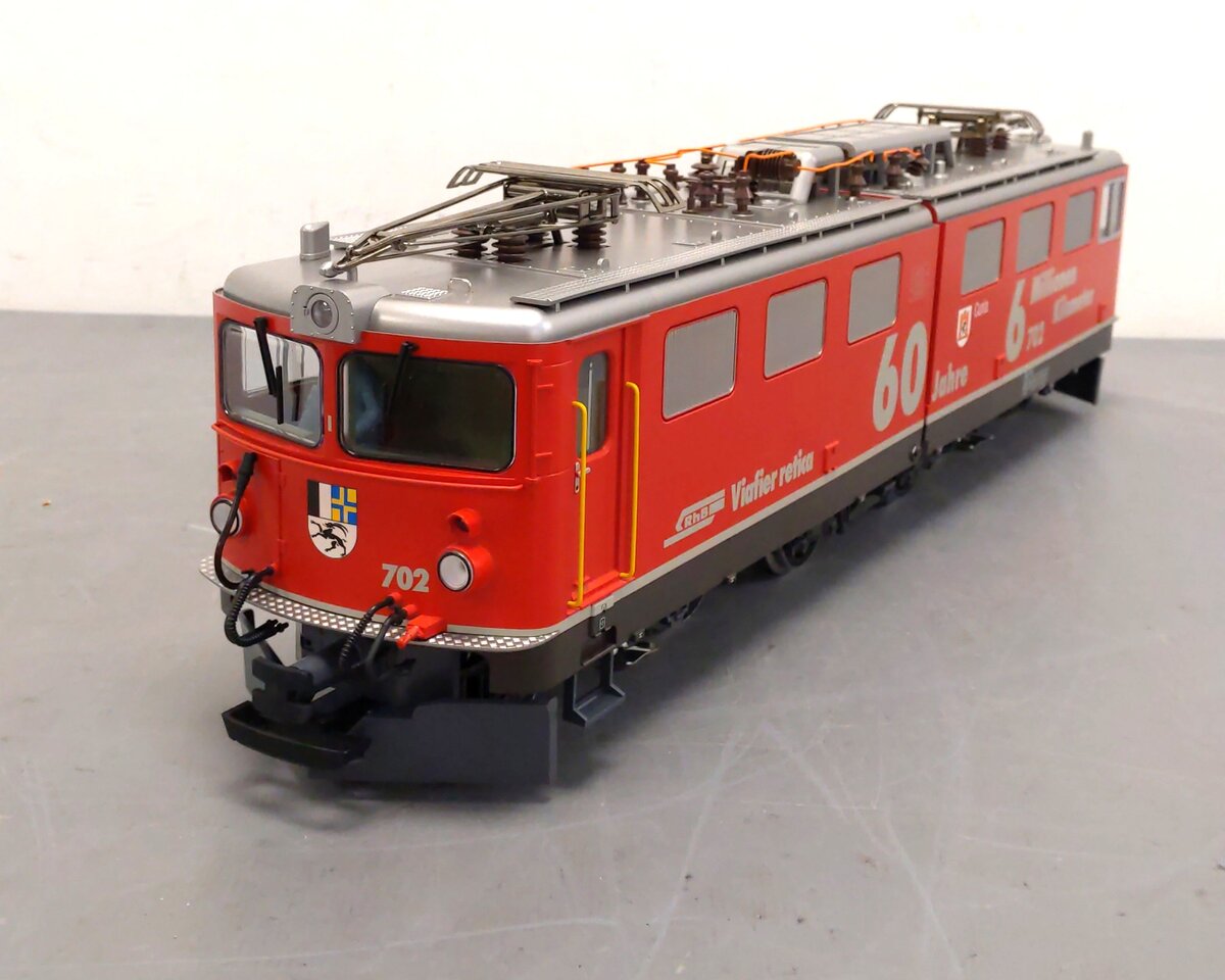 LGB 22061 G Rhaetian Railroad Class Ge 6/6 II Era VI Electric Locomotive