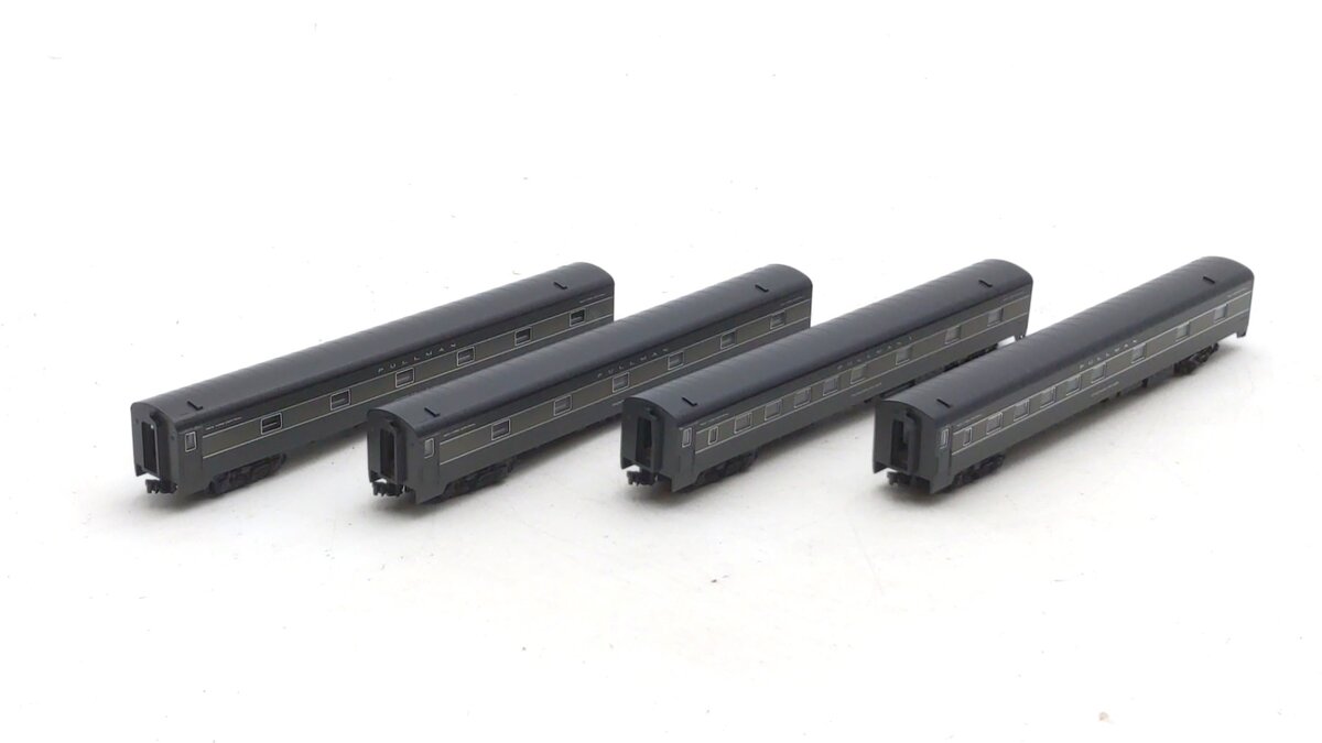 Kato 106-7130-1 N NYC 20th Century Limited Add-On Car Set (Set of 4)