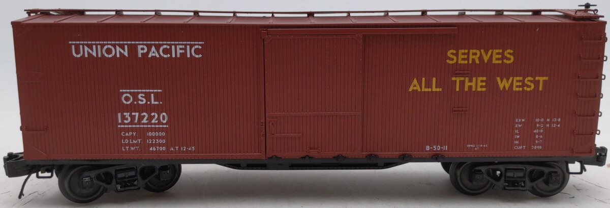 MTH 20-99324 O Union Pacific 40’ USRA Double Sheathed Box Car
