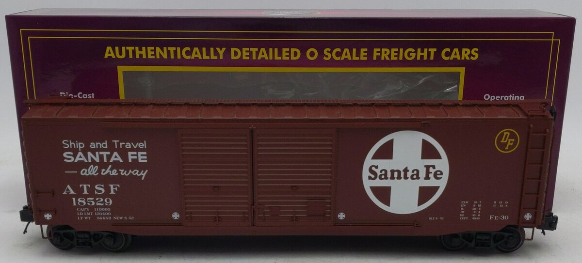 MTH 20-99319 O Santa Fe 50' PS-1 Double Door Box Car #18529