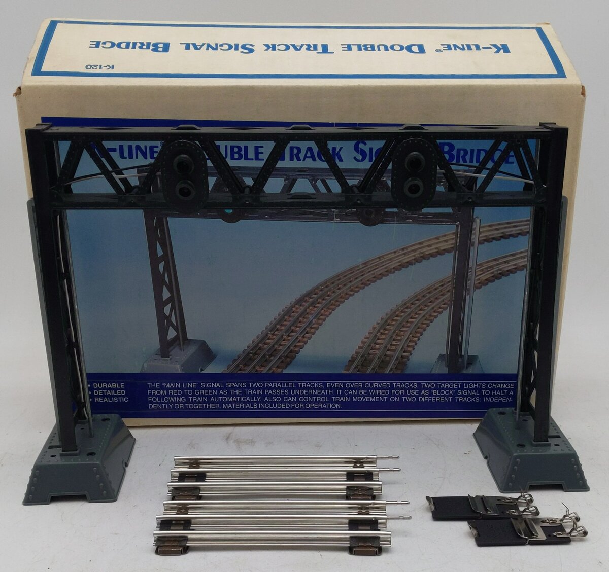 K-Line K-120 O Double Track Signal Bridge EX/Box