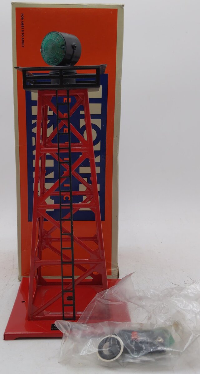 Lionel 6-12720 O Scale Operating Red & Green Rotary Beacon LN/Box