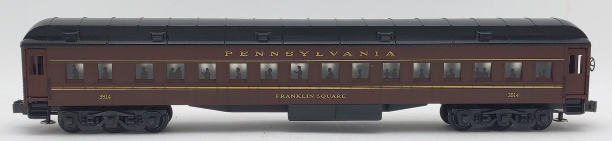 K-Line K-3514 O Pennsylvania "Franklin Square" 18" Heavyweight Coach Car #3514 EX/Box